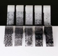 UNS Black White Lace Transfer Foil With Nail Art Glue