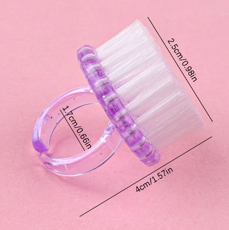 UNS Mini Nail Cleaning Brushe Plastic Handle Grip Cleaner