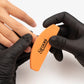 Sirooni Nail Buffer Half Moon Mini - 100/180 Grit, Pack of 20, Orange - Universal Nail Supplies