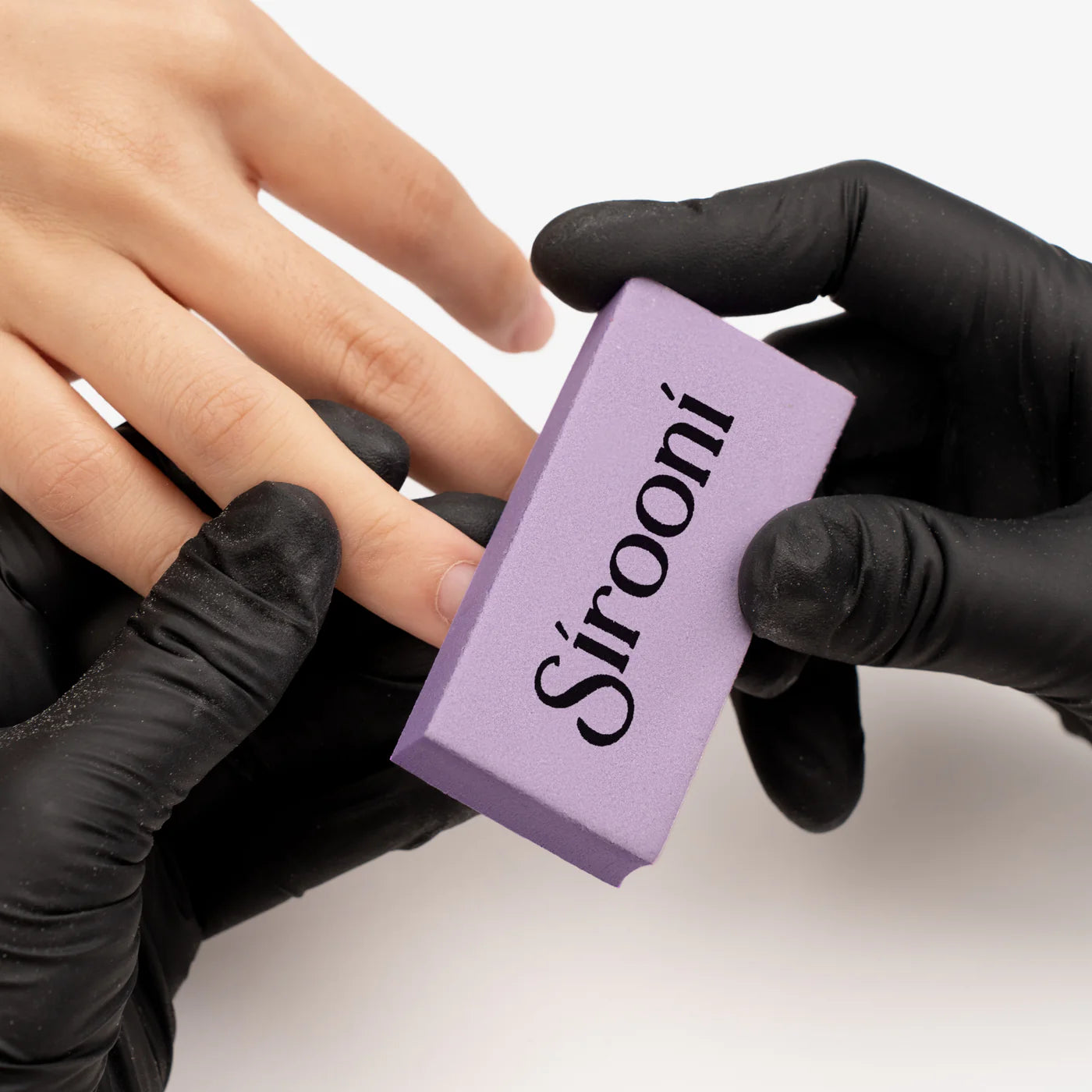 Sirooni Nail Buffer Rectangle Large – 100/180 Grit, 50PCS Purple - Universal Nail Supplies