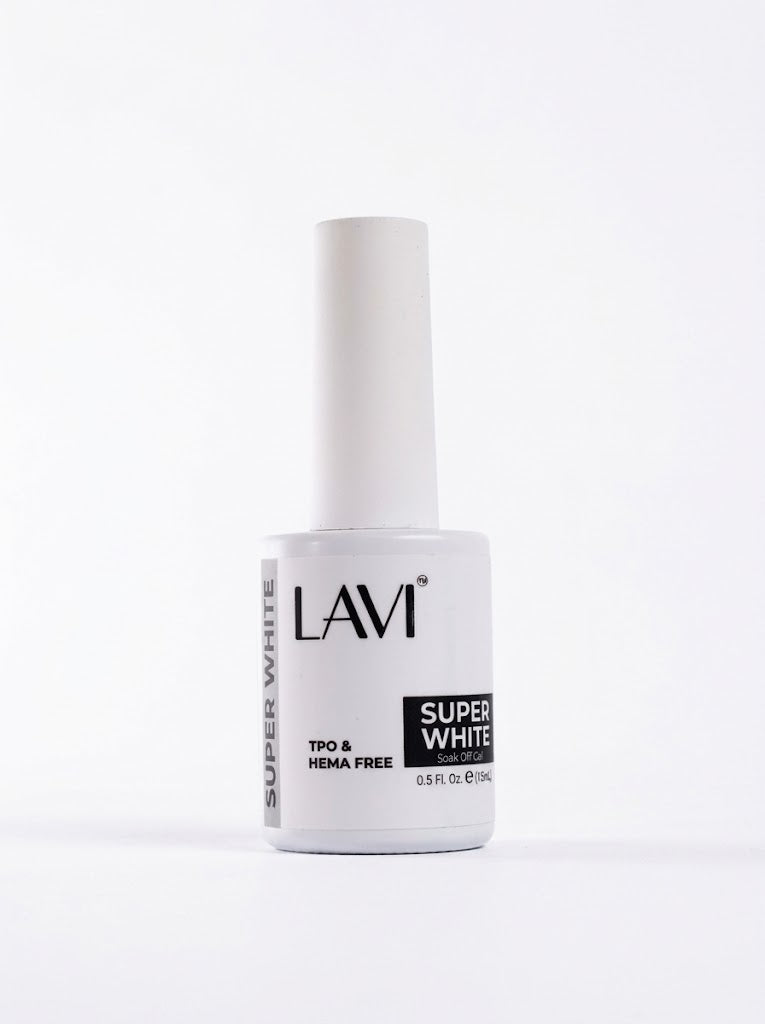 Lavu Gel - Super White Gel - Hema & Tpo Free 0.5oz 15mL
