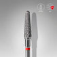 Carbide nail drill bit, “frustum” red, head diameter 4 mm / working part 13 mm image 0