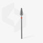 Diamond nail drill bit rounded pear red EXPERT head diameter 5 mm / working part 12 mm image 1