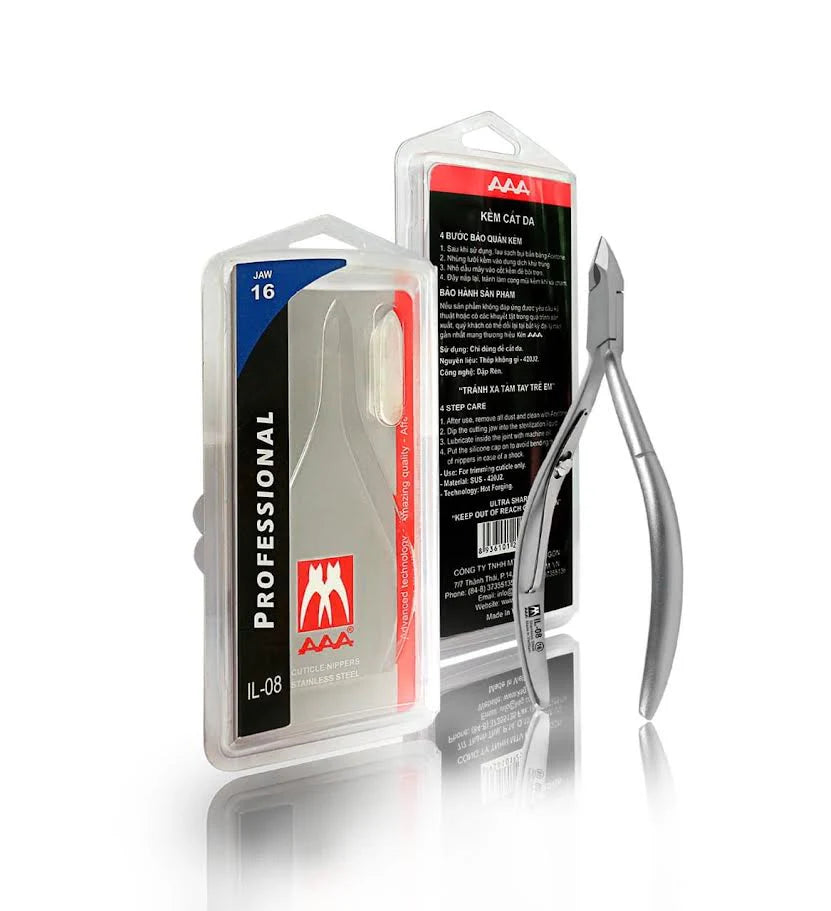 AAA Cuticle Nipper Size IL-08 -16 Jaw - Universal Nail Supplies