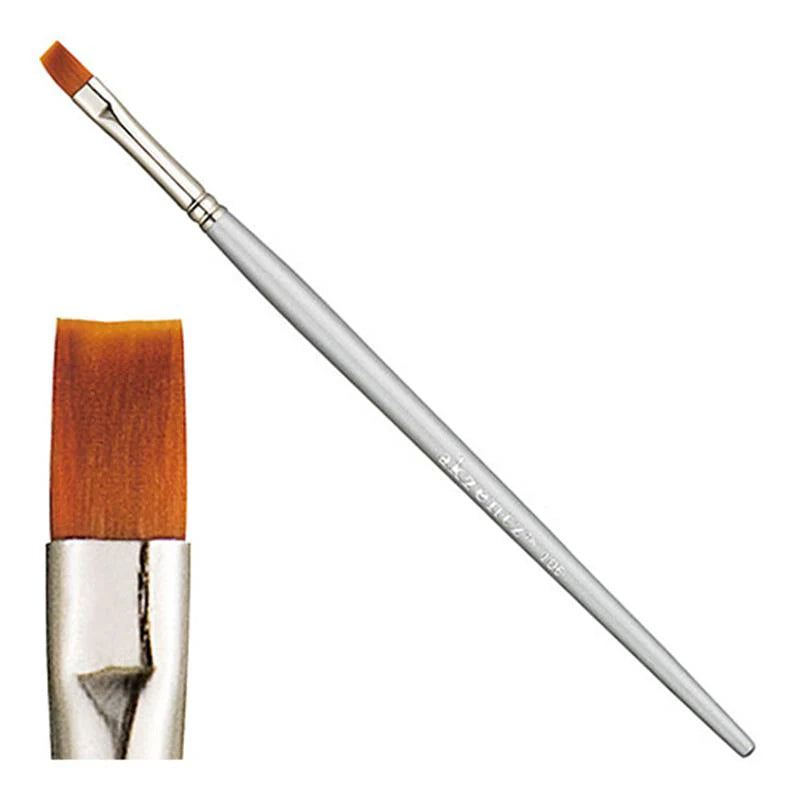 Akzéntz - Classic Brush Flat/Square #106 - Universal Nail Supplies