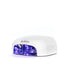 Luxio Luxio Gel Polish on a nail, shown under the Akzentz Hybrid Pro 2.0 Smart Light for professional gel nail application.