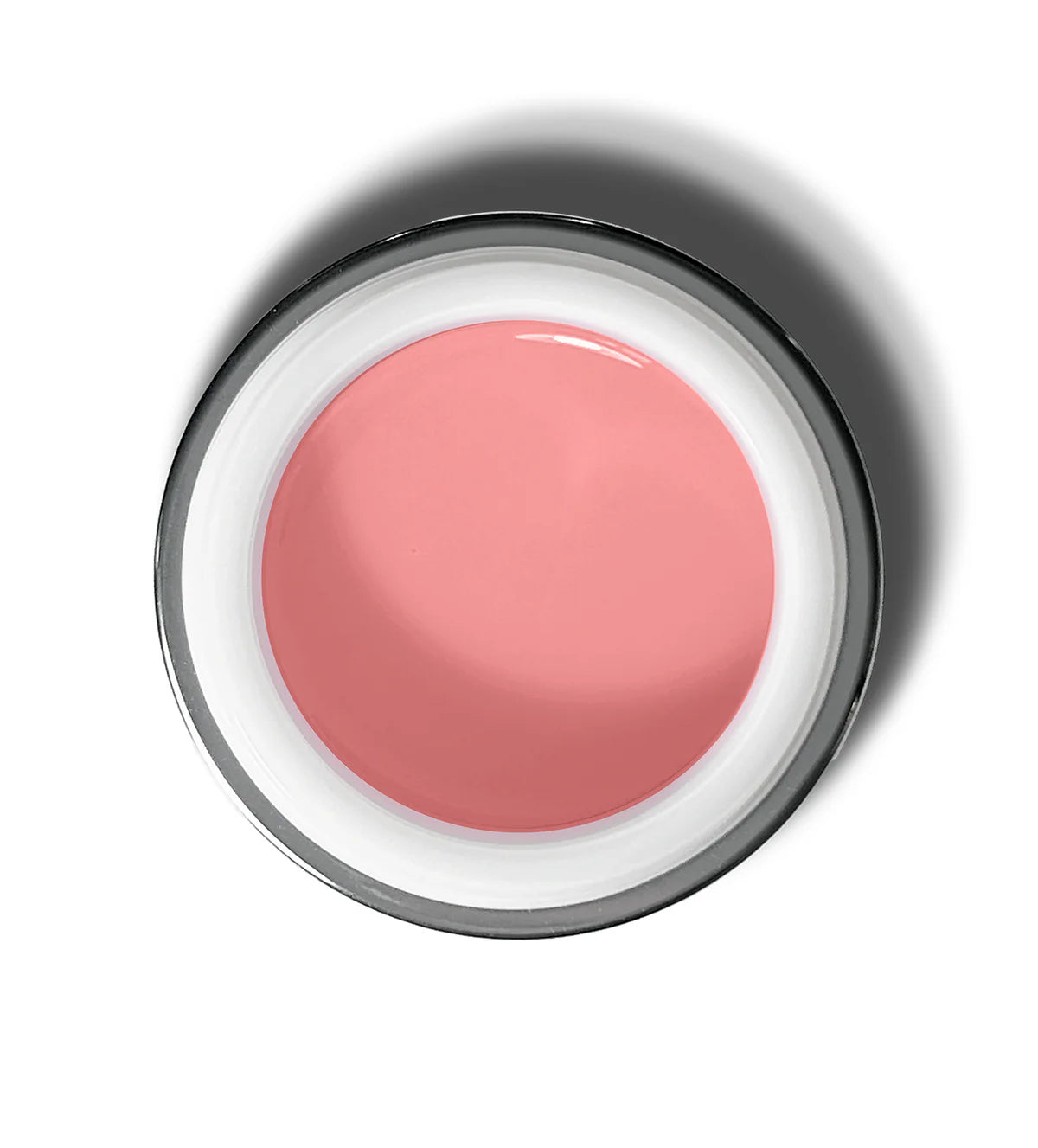 Luxio Akzéntz Pro-Formance Balance Coverage Warm Pink gel for acrylic nails, 0.25oz, Tpo-free, shown in a 45g container.