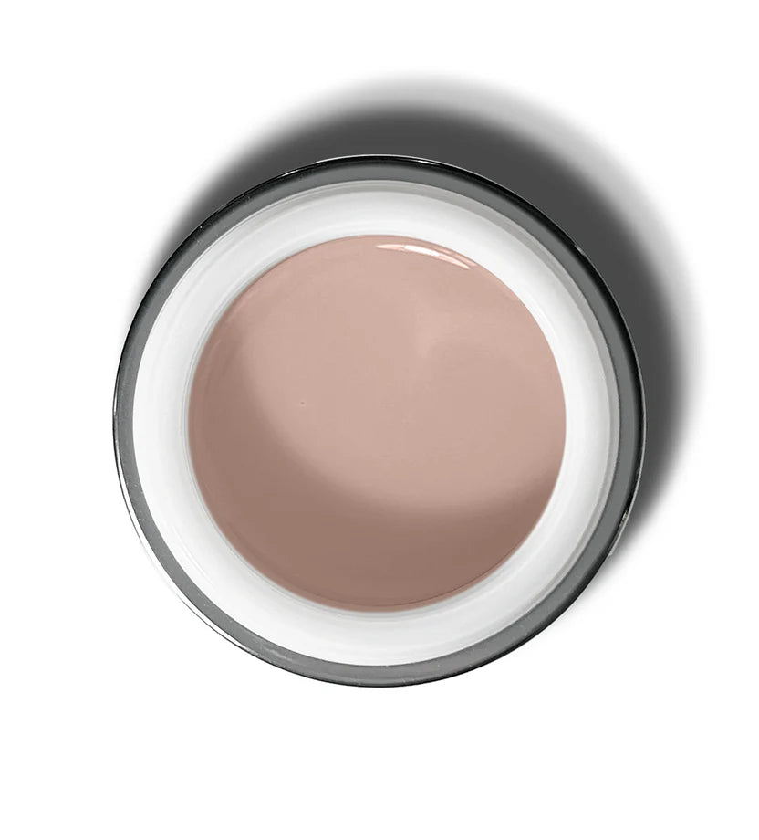 Luxio Akzéntz Pro-Formance Balance Nude foundation gel for acrylic nails, 45g, Tpo free, in a sleek container.