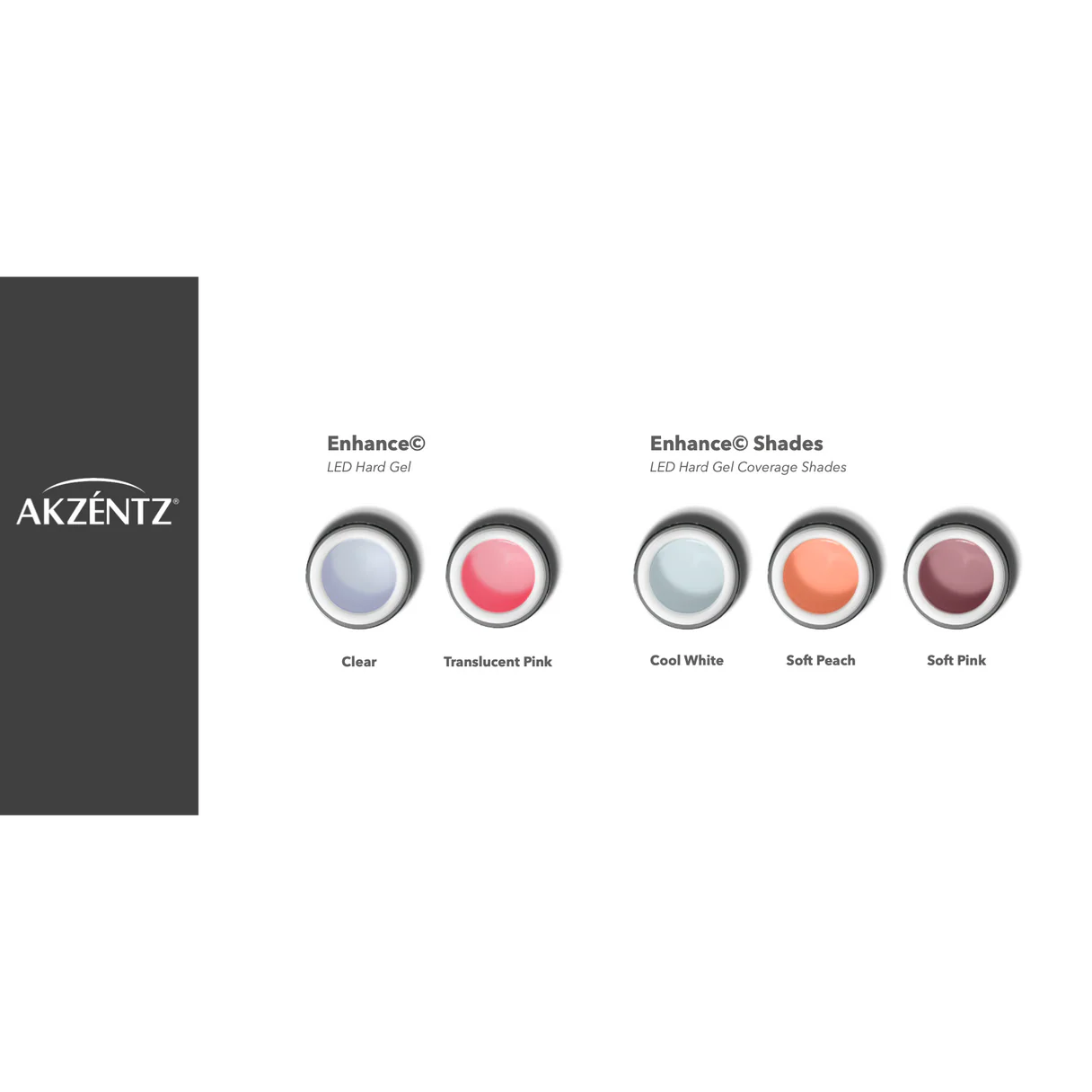Akzéntz Pro-Formance Enhance Cool White 1.6oz - Universal Nail Supplies