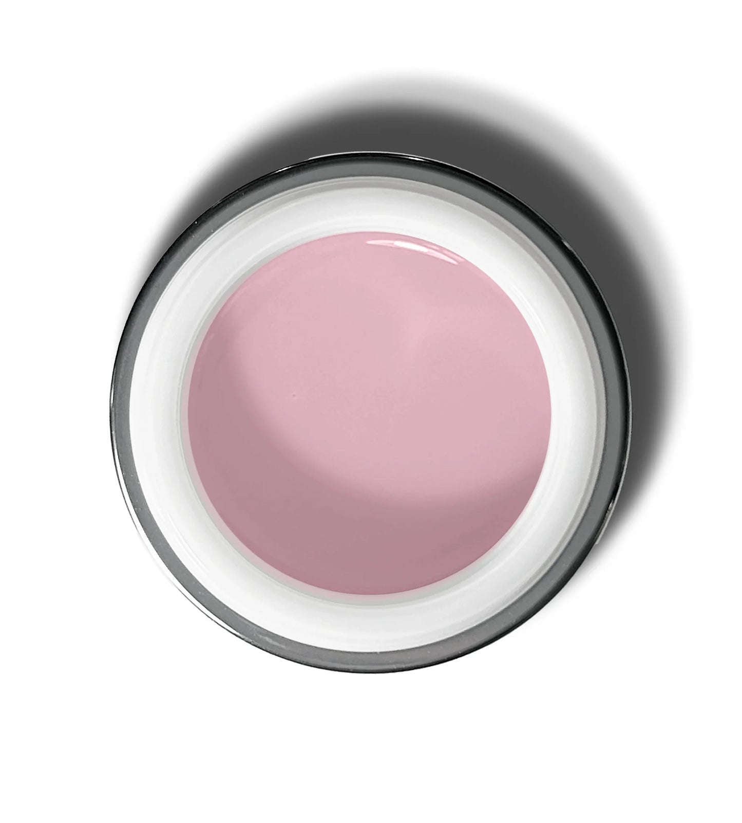Luxio Akzéntz Pro Formance Trinity Shade SW2 gel for UV/LED soak-off build nails, showing the soft pink and nude color in a jar.