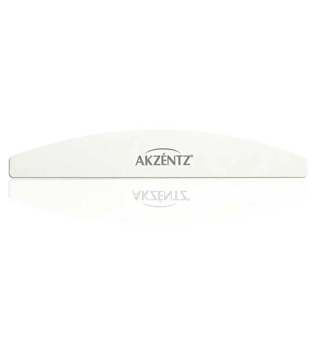 Luxio Akzéntz Signature White Curved Files 100/180, set of 5, for professional nail filing and shaping.