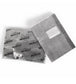 Luxio Akzéntz Soak-Off Gel Foil Wraps for nail treatments, showing pink and silver foil wraps for manicure applications.