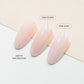 Aprés Nail Light & Shadow Pink Clouds Gel Polish in a soft pink shade, showing the smooth, glossy gel polish on nails.