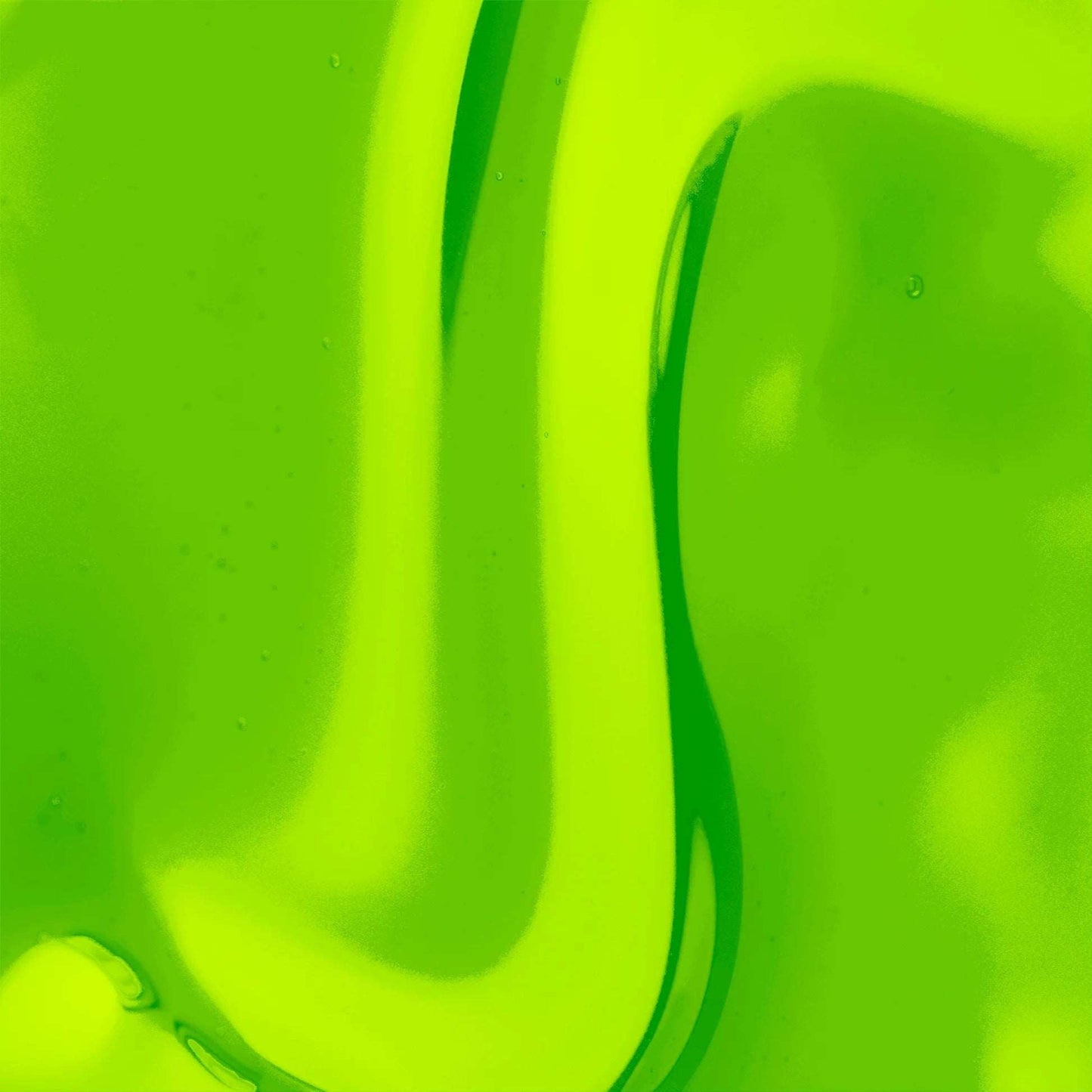 Aprés Nail Aprés Gel Color Polish in Acid Lime shade, showing a vibrant lime green gel polish application.