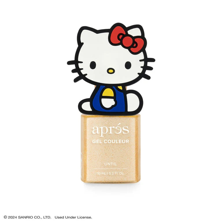 Aprés Gel Color Polish Hello Kitty Flash Glitter - Until - Universal Nail Supplies