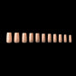 Aprés Gel-X -  Neutrals Alex Natural Square Medium Box of Tips 150pcs - 11 Sizes - Universal Nail Supplies