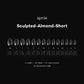 Aprés Nail Gel-X Extensions - Sculpted Almond Short V2 - Universal Nail Supplies