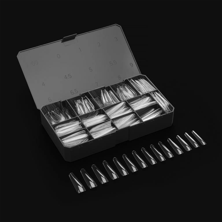 Aprés Nail Gel-X Extensions - Sculpted Coffin Extra Extra Long Pro (420PCS) - Universal Nail Supplies