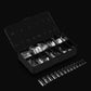 Aprés Nail Gel-X Extensions Sculpted Square Long Pro set of 600 gel nail extensions in a natural square shape for long-lasting wear