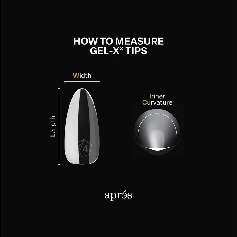 Aprés Nail Gel-X Extensions - Sculpted Square Medium V2 - Universal Nail Supplies
