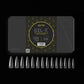 Aprés Nail Gel-X Extensions in sculpted stiletto shape, extra long, 420-piece gel system for professional nail enhancements.