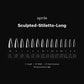 Aprés Nail Gel-X Extensions - Sculpted Stiletto Long Pro (600PCS) - Universal Nail Supplies
