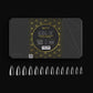 Aprés Nail Gel-X Extensions in sculpted stiletto medium pro style, 600-piece set, featuring natural-looking nail extensions.