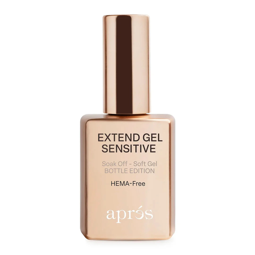Aprés Nail Gel-X Extend Gel Sensitive brush-on nail extension gel in 30ml bottle, part of the Gel System for durable, natural-looking nails.