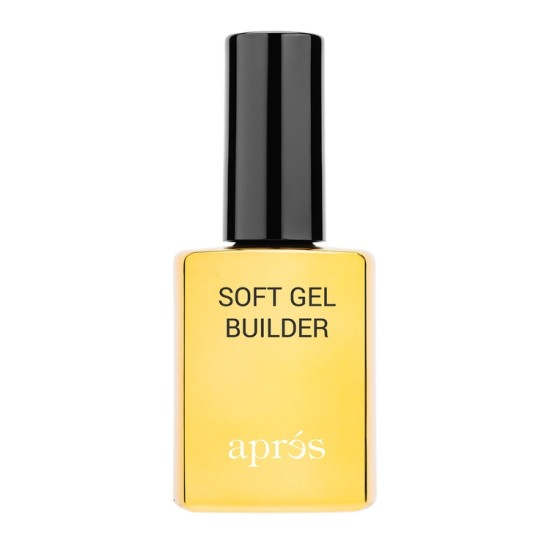 Aprés Nail Gel-X Soft Gel Builder in a Bottle 30 mL, a clear gel for nail extensions in a professional gel system.