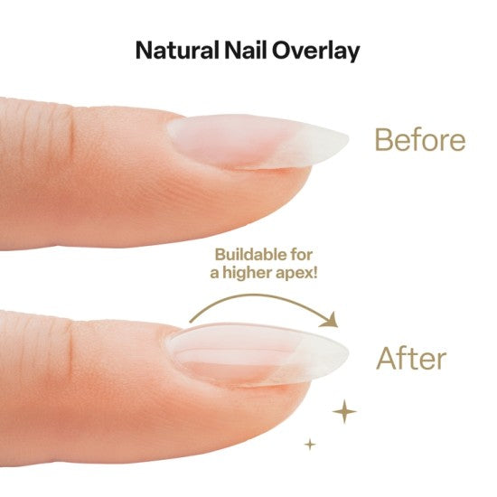 Aprés Nail Gel-X Soft Gel Builder in a Bottle 30 mL, clear gel system for nail extensions, shown in a 4 oz bottle.