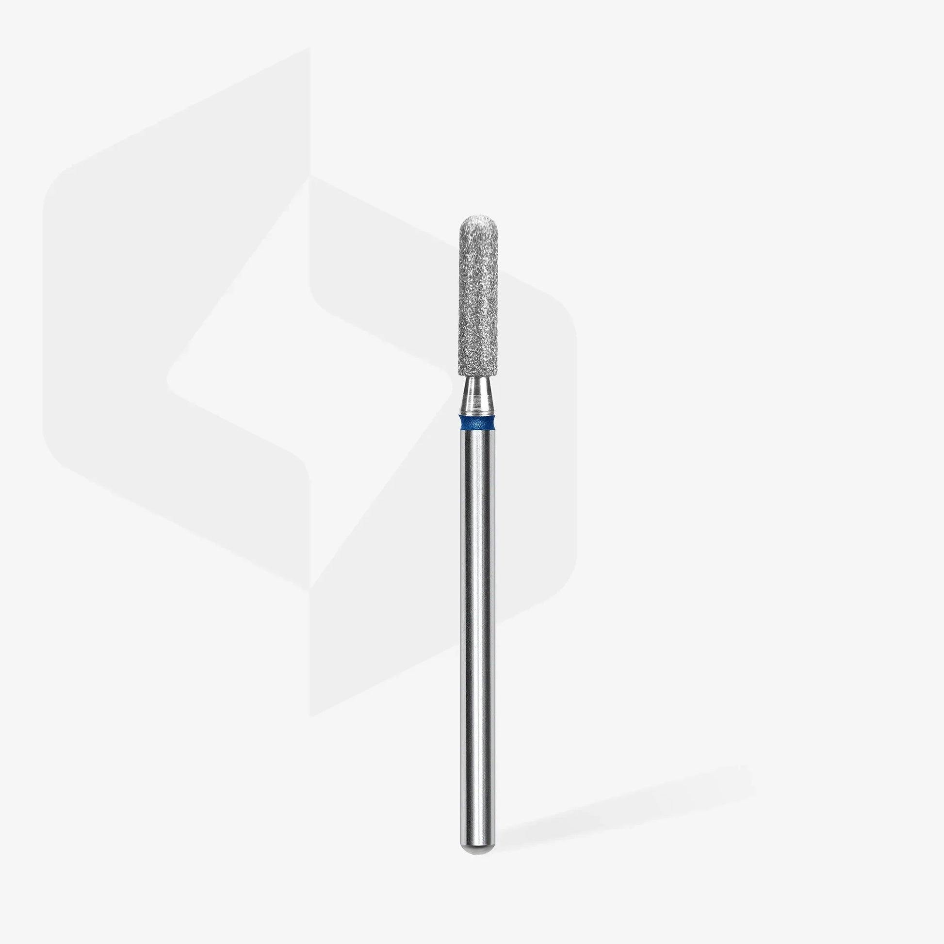 Diamond nail drill bit rounded cylinder blue EXPERT head diameter 2,5 mm / working part 10 mm image 1