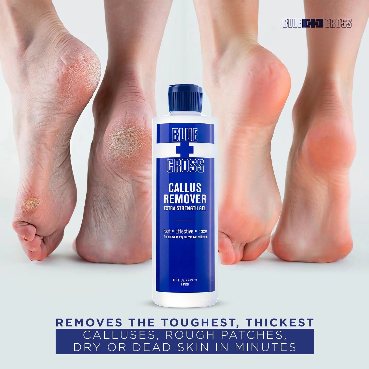 Blue Cross Callus Remover Extra Strength Gel 16oz - Universal Nail Supplies
