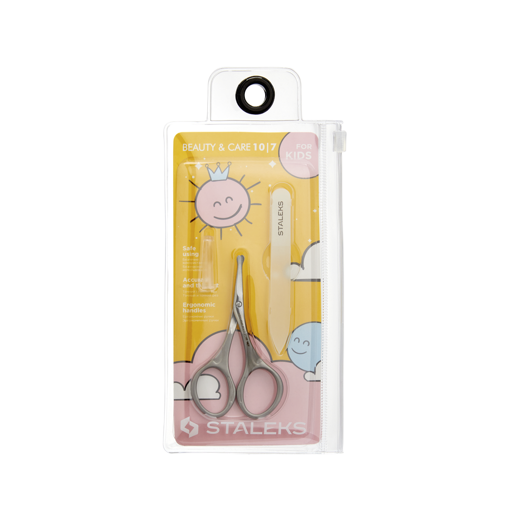 Set of matte scissors for children + nail file BEAUTY &amp; CARE 10 TYPE 7 image 6