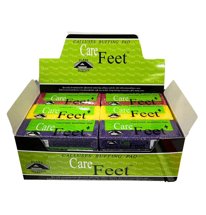 Care Feet Callus Buffing Pad 24pcs Box - Large - Coarse - Universal Nail Supplies