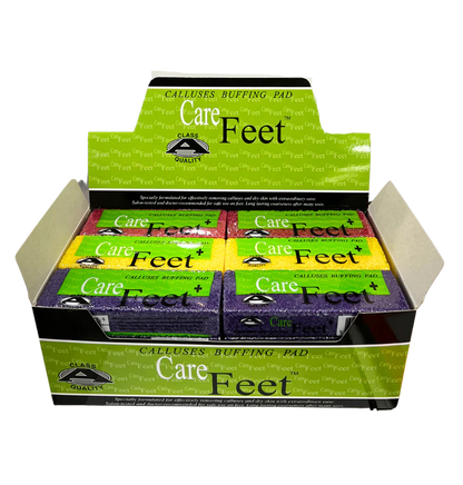 Care Feet Callus Buffing Pad 24pcs Box - Small - Coarse - Universal Nail Supplies