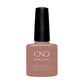 Creative Nail Design Shellac gel nail polish in We Want Mauve, showing a smooth mauve-colored gel finish.