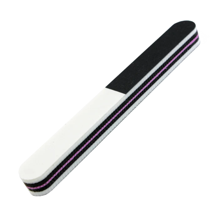 CND Girlfriend nail files pack with 2400, 4000, and 12000 grit for manicure and nail buffing, featuring a sleek design.