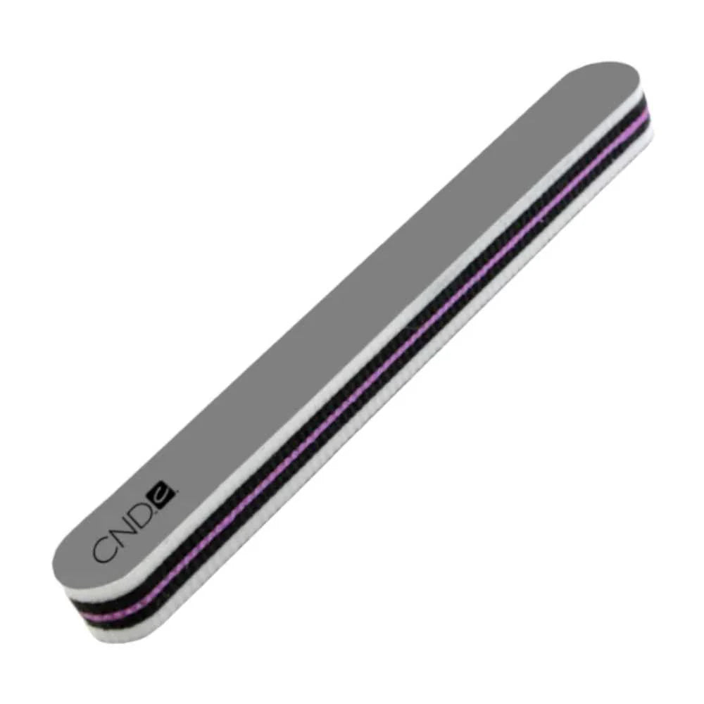 CND Nail Files Girlfriend pack with 2400/4000/12000 grit for nail shaping and buffing, displayed in a pack of four.