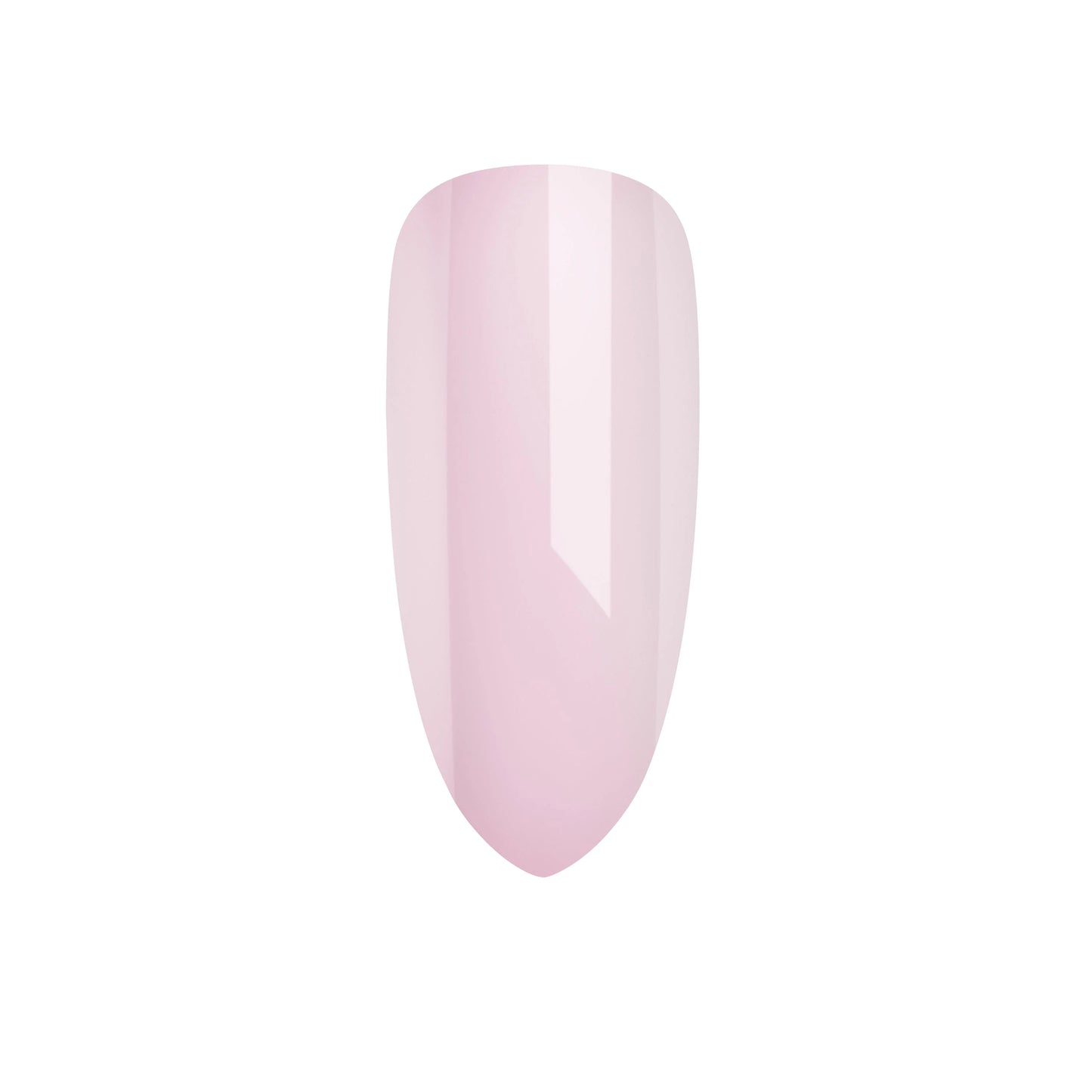 CND Plexigel Color Builder Clearly Pink Sheer 0.5oz for nail extensions, showing the gel in a clear pink shade in a professional nail setting.