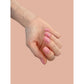 CND Plexigel Color Builder in Clearly Pink Sheer, 0.5oz, showing the gel in a small jar with a pink tint for nail extensions.