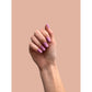 CND Plexigel Color Builder in Cool Berry, 0.5oz, showing a nail extension with vibrant berry-colored gel polish.