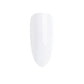 CND Plexigel Color Builder in Cream Puff, 0.5oz, showing the gel tube and a sample of the creamy nail extension color.