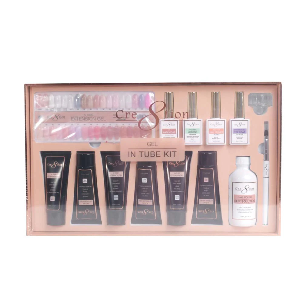 Cre8tion - GEL IN TUBE CAREER - Starter Kit - Universal Nail Supplies
