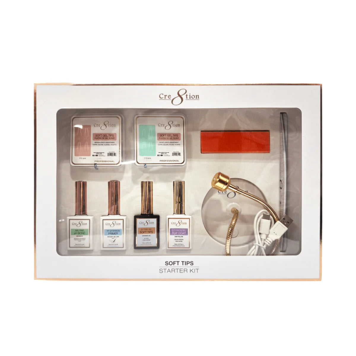 Cre8tion - SOFT TIP - Starter Kit - Universal Nail Supplies