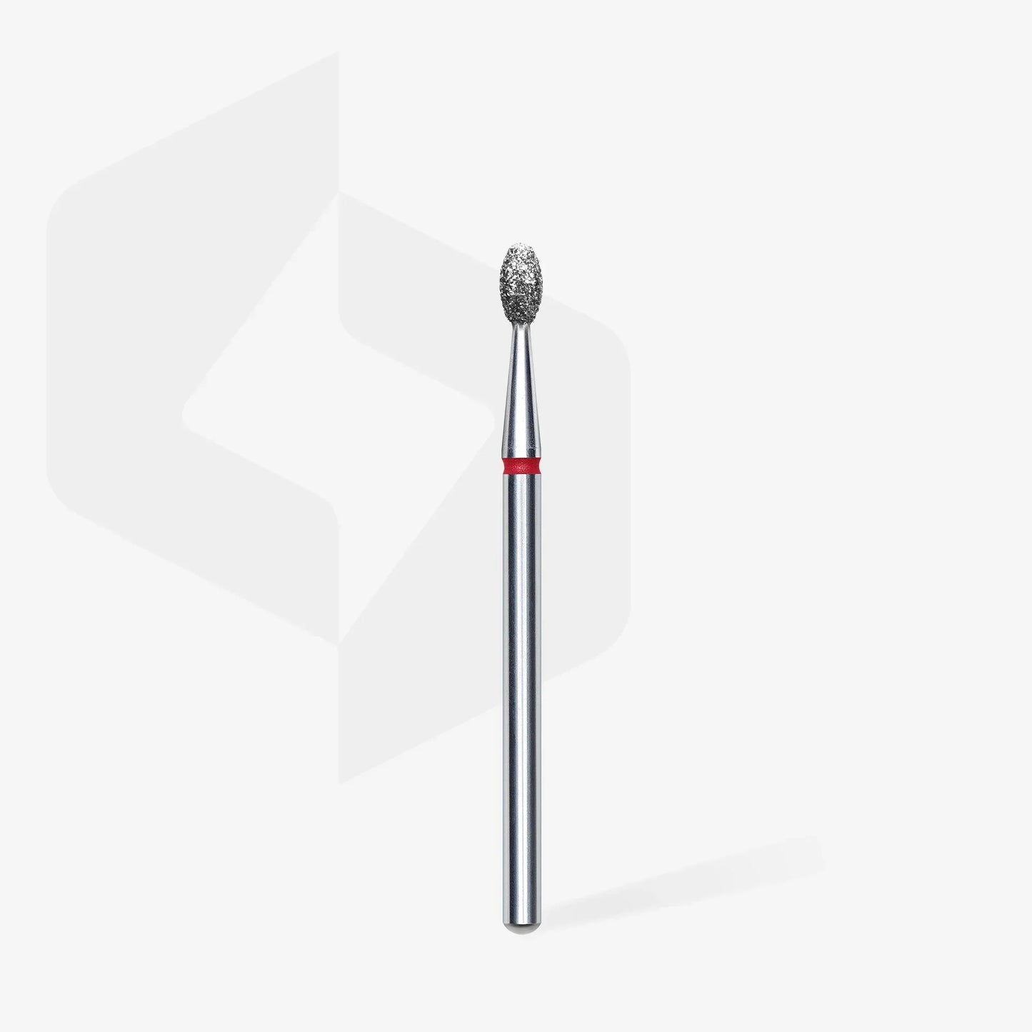 Diamond nail drill bit olive red EXPERT head diameter 2,5 mm / working part 5 mm image 1