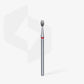Diamond nail drill bit olive red EXPERT head diameter 2,5 mm / working part 5 mm image 1