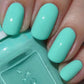 DND Daisy Gel Duo Carousel #787 with swatch showing vibrant floral nail polish and lacquer in a bright, colorful design.