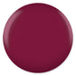 DND Daisy Gel Duo Cherry Berry #456 with swatches of gel nail polish and lacquer in a dual-pack set.
