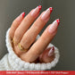 DND Daisy Gel Duo Chili Pepper nail polish and lacquer swatch showing vibrant red-orange gel nail color on nails