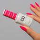 DND Daisy Gel Duo Circus Chic #817 with vibrant gel nail polish and lacquer in colorful circus-inspired design